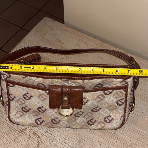 Etienne Aigner Vintage Logo Baguette Bag Purse Handbag 1990’s - Picture 5 of 16
